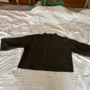 Ellison Hunter Green Ribbed Sweater